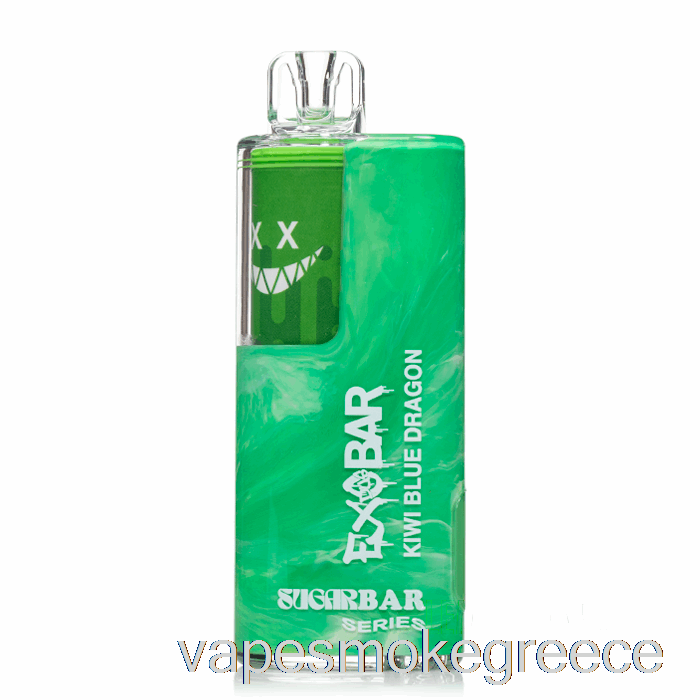 Vape Greece Exobar X Sugar Bar Sb8000 μιας χρήσης ακτινίδιο μπλε δράκος